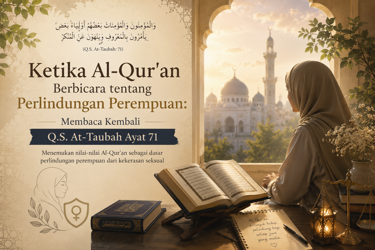 Ketika Al-Qur'an Berbicara tentang Perlindungan Perempuan: Membaca Kembali Q.S. At-Taubah Ayat 71